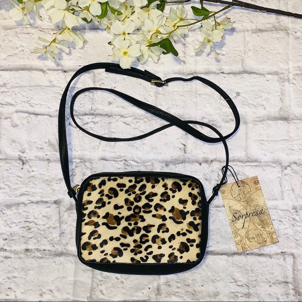 NWT SORPRESA CROSSBODY BAG LEATHER